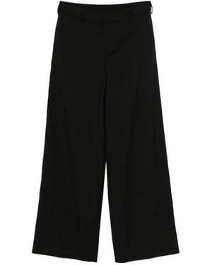 Pt Pantaloni Elasticated-Waistband Trousers - Black