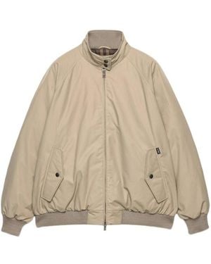 Prada Technical Poplin Down Jacket - Natural