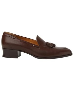 Loro Piana Serge Tassel Loafers - Brown
