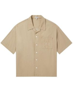Loewe Short Sleeve Shirt - Natural