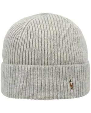 Polo Ralph Lauren Knitted Brimmed Hat - Grey