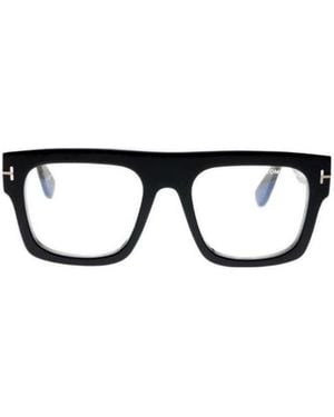 Tom Ford Eyewear Rectangular Frame Glasses - White
