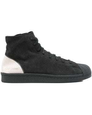 スニーカー Renga Hi Sneakers - Y-3 - Leather - Black/White Y-3 Renga Hi Sneakers - Leather - Black/White | THE LIST