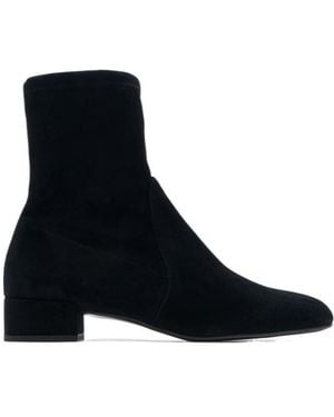 Stuart Weitzman Low-Heeled Ankle Boots - Black