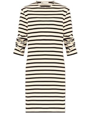 Tory Burch Scrunch-Sleeved T-Shirt Dress - Multicolor