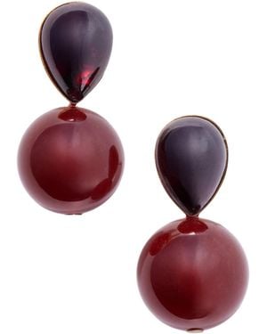 Jennifer Behr Minimalist Stud Earrings - Purple