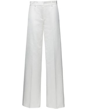 Magda Butrym Wide-Leg Casual Pants - White