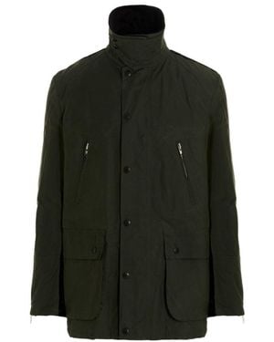 Department 5 Middle Barbour Single-Breasted Jacket - Green