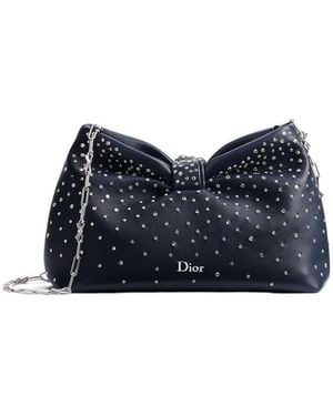Dior Alps Small Bow Bag - Blue