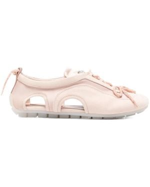 Simone Rocha Cutout Ballerina Grip Sneakers - Pink