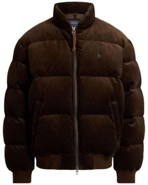 Polo Ralph Lauren Zip-Up Padded Jacket - Brown