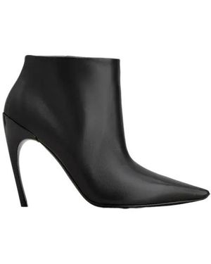 Roger Vivier Choc Pointed-Toe Ankle Booties - Black