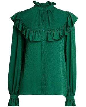 Saint Laurent Printed Longsleeve Shirt - Green