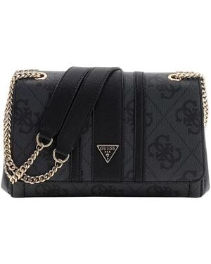 Guess Flap Shoulder Bag - Black