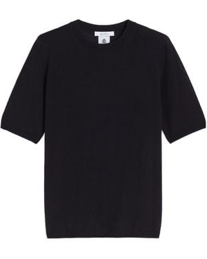 Max Mara Gerico Short-Sleeved Knitted Jumper - Black