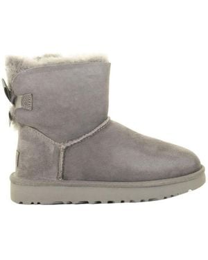 UGG Bailey Strap Short Boots - Gray