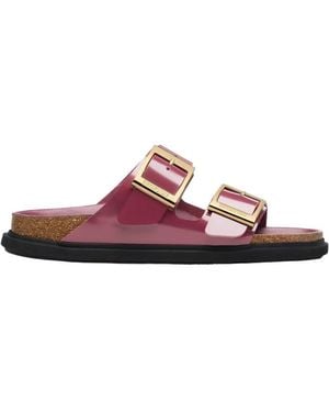 Birkenstock Arizona Droplet Buckle Slides - Multicolour