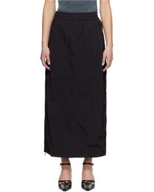 DIESEL O-Hazel-Q3 Maxi Skirt - Black