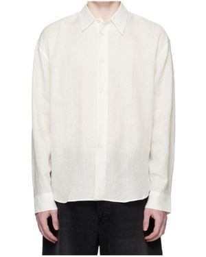 Studio Nicholson Long Sleeve Shirt - White