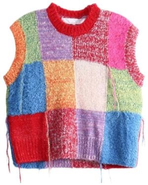 Comme des Garçons Sleeveless Knit Top - Pink