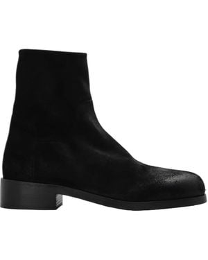 Marsèll Round-Toe Boots - Black