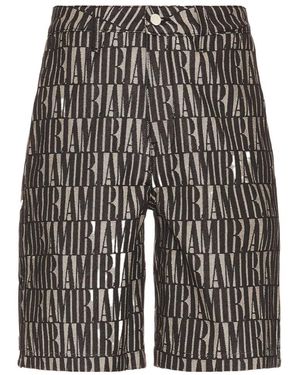 Amiri Logo Shorts - Gray