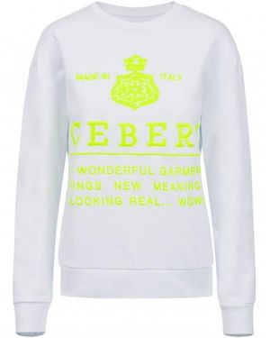 Iceberg Logo Details Jumper - White