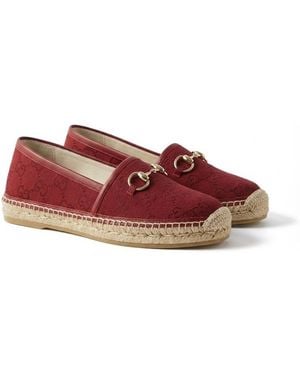 Gucci Gg Espadrilles - Red
