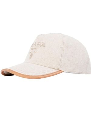 Prada Baseball Cap - White