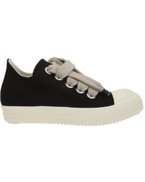 Rick Owens Lace-Up Low-Top Trainers - Black