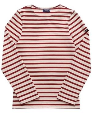Saint James Striped T-Shirt - Pink