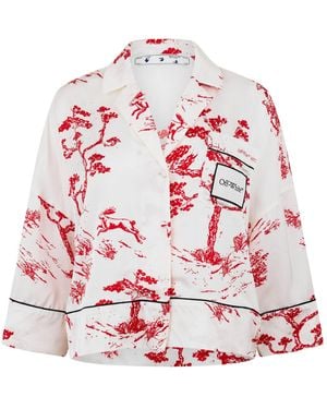 Off-White c/o Virgil Abloh Short-Sleeved Shirt - Red