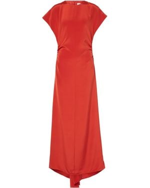 TOVE Neveah Silk-Blend Gown - Red