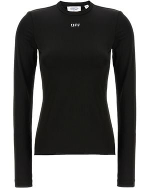 Off-White c/o Virgil Abloh Off Stamp Crewneck Jumper - Black