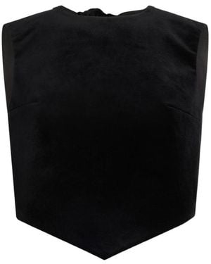 Patou Backless Tops - Black