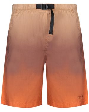 MSGM Gradient Effect Bermuda Shorts - Orange