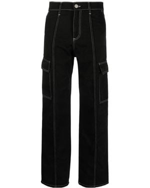 Philosophy Di Lorenzo Serafini Cargo Straight-Leg Jeans - Black