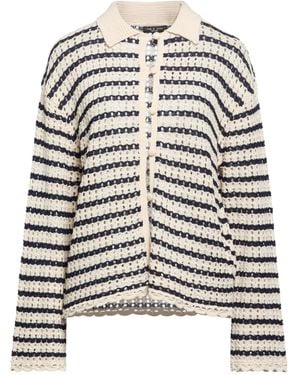Rag & Bone Striped Long-Sleeve Knit Jumper - Grey