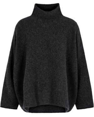Giorgio Armani Cashmere Mock-Neck Sweater - Black