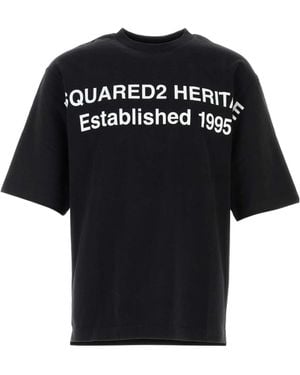 DSquared² Logo-Print T-Shirt - Black