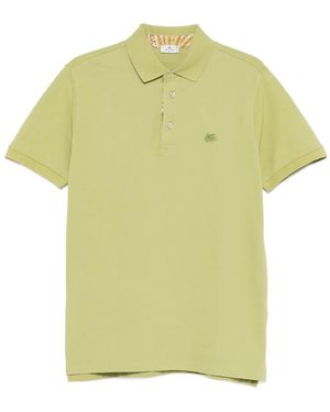Etro Pegaso Embroidered Polo Shirt - Yellow