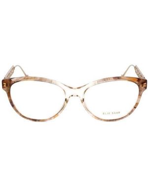 Elie Saab Cat Eye Frame Glasses - White