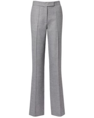 Alex Perry Mid-Rise Straight Pants - Gray
