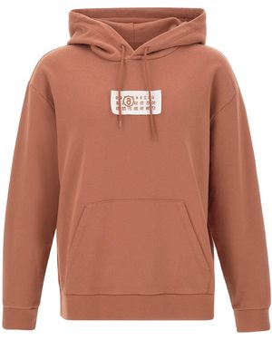 MM6 by Maison Margiela Logo Patch Hoodie - Orange