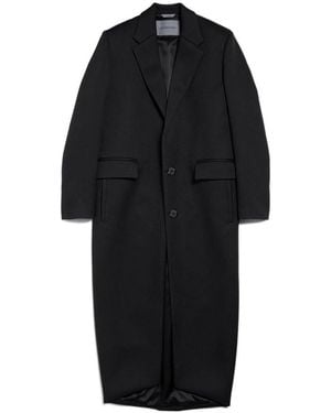 Balenciaga Long Sack Coat - Black