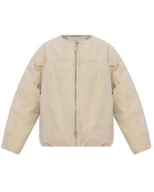 Entire studios Puffer Zip-Front Jacket - Natural