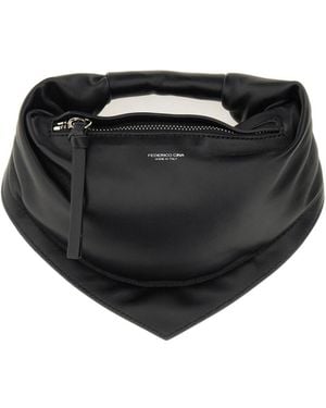 FEDERICO CINA Folded Tote Bag - Black