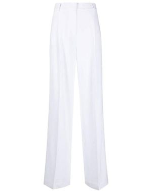 Michael Kors Michael Crepe Wide-Leg Trousers - White