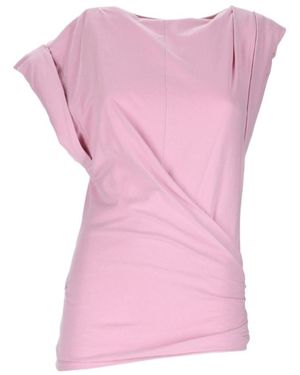 Isabel Marant Isabel Marant Maisan Cap-Sleeved Top - Pink