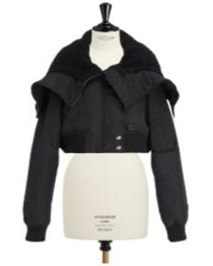 Dior Short Pea Coat - Black